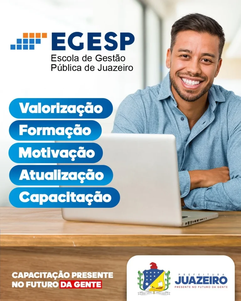 EGESP Juazeiro amplia oportunidades de qualificação para servidores municipais