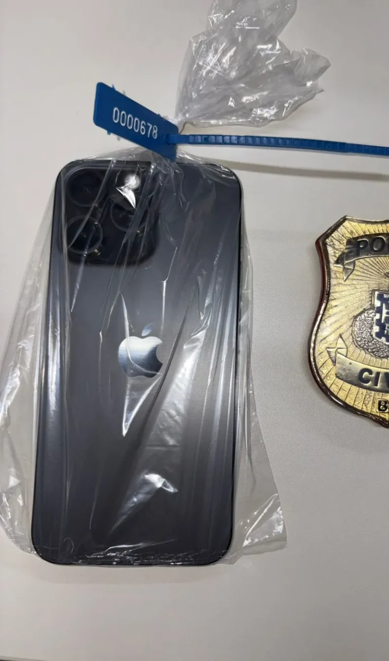 Polícia Civil recupera celular roubado e identifica autor do furto e receptador em Iaçu