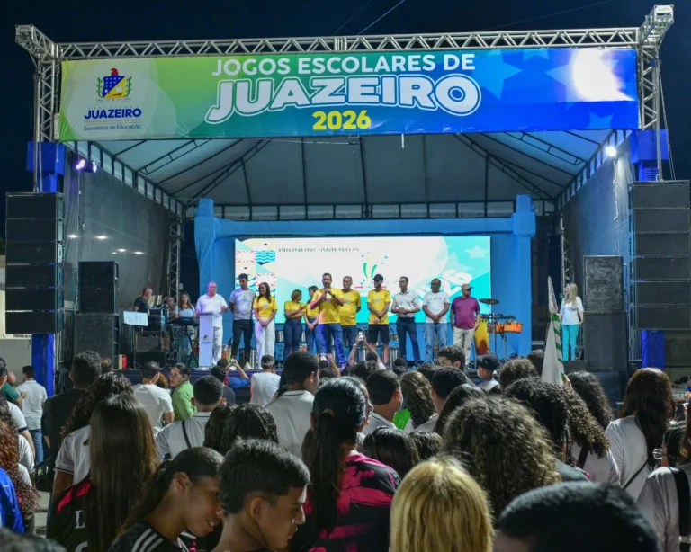 Com festa e recorde de inscritos, Prefeitura de Juazeiro realiza a abertura da 46ª edição dos Jogos Escolares