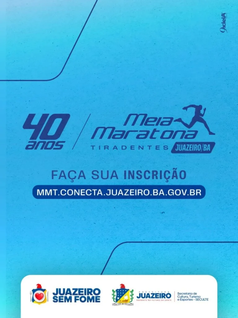 Meia Maratona Tiradentes: inscrições seguem abertas para prova que celebra 40 anos em Juazeiro