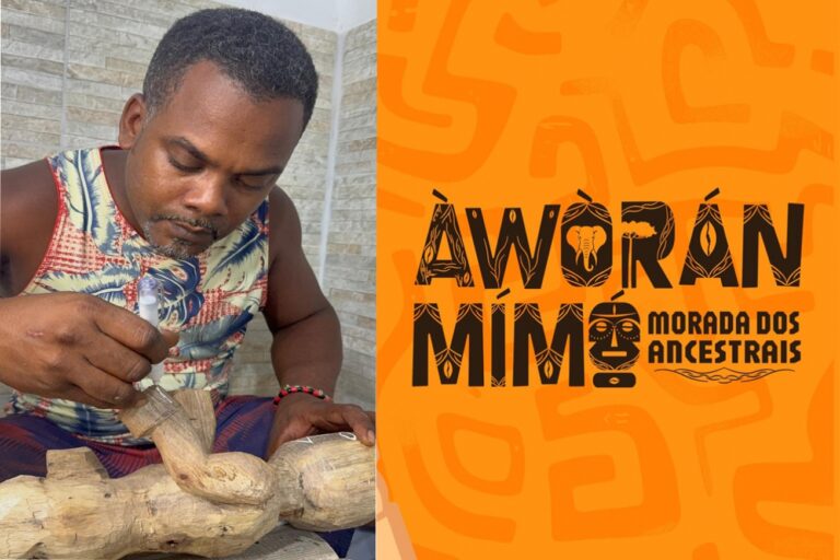 Exposição ÀWÒRÁN MIMÒ convida público a uma imersão na escultura em madeira