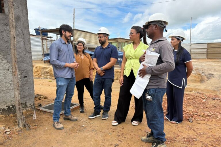 Obras da nova unidade de saúde Porte III do Jardim Brasil avançam e chegam a cerca 50% de execução