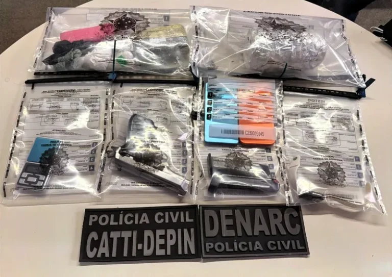 Ação da Polícia Civil prende homem com drogas, arma de fogo e veículos utilizados no tráfico em Irecê