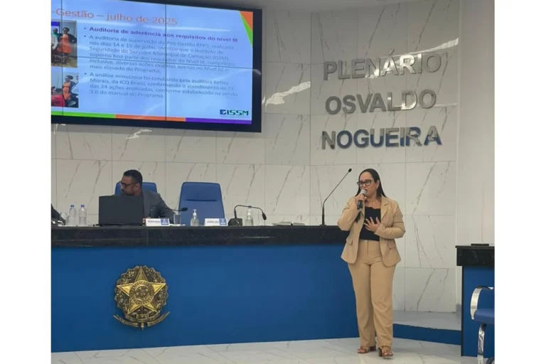 ISSM presta contas referentes ao ano de 2025 na Câmara Municipal