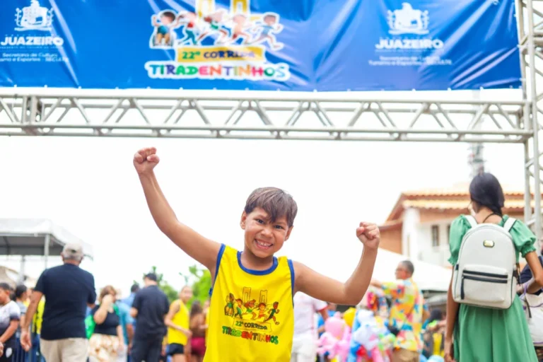 Corrida Tiradentinhos bate recorde de inscrições e reúne mais de 500 crianças em Juazeiro