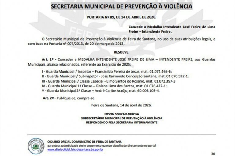 GMs se destacam e são homenageados com a Medalha Intendente José Freire de Lima