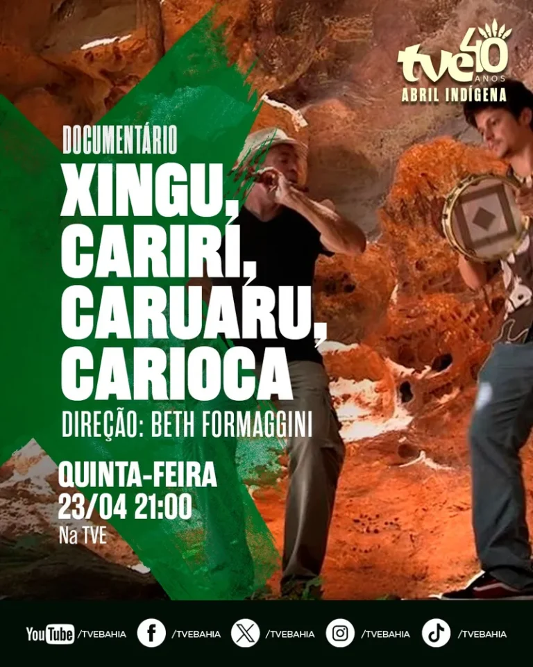 TVE exibe o documentário “Xingu, Cariri, Caruaru, Carioca” nesta quinta-feira (23)