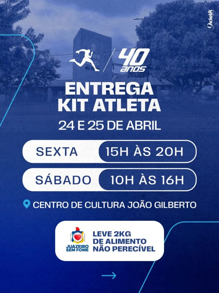 Meia Maratona Tiradentes: entrega de kits começa nesta sexta-feira (24) em Juazeiro