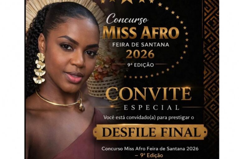 Final do Concurso Miss Afro 2026 acontece neste domingo