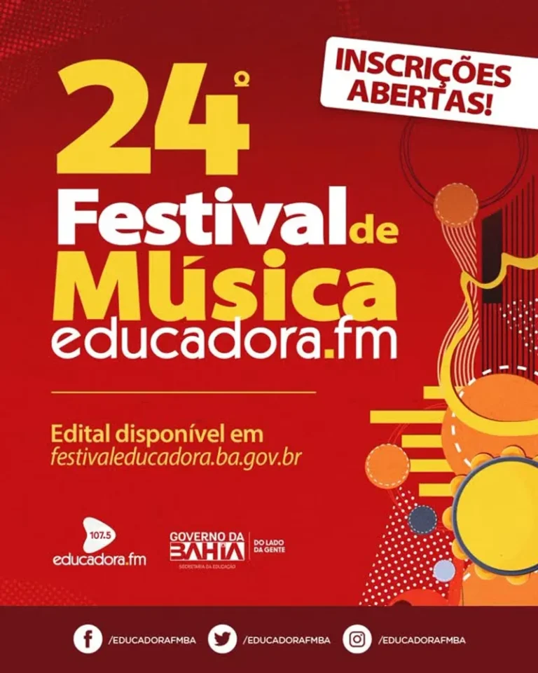 Festival de Música da Rádio Educadora FM segue com inscrições abertas para estudantes