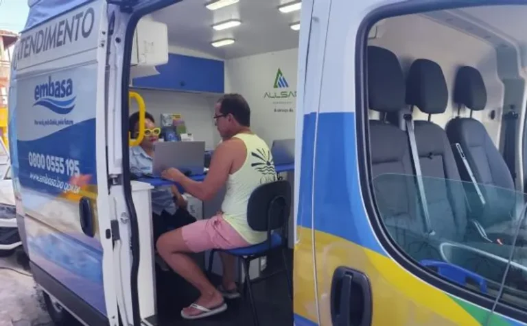 Unidade móvel da Embasa estará no Bonfim até esta quinta-feira (30)