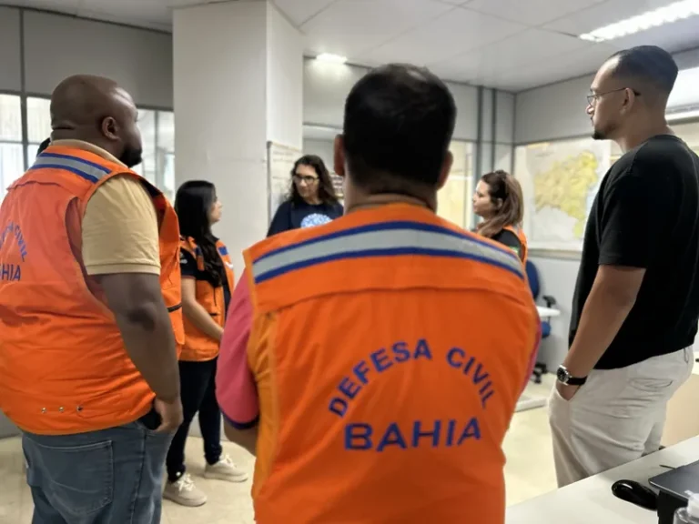 Defesa Civil Nacional visita Inema para ampliar sistema de alertas de desastres na Bahia