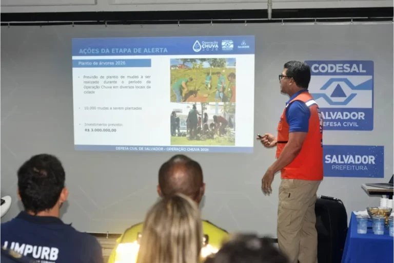 Operação Chuva: Codesal reúne órgãos municipais e alinha estratégias de prevenção em Salvador