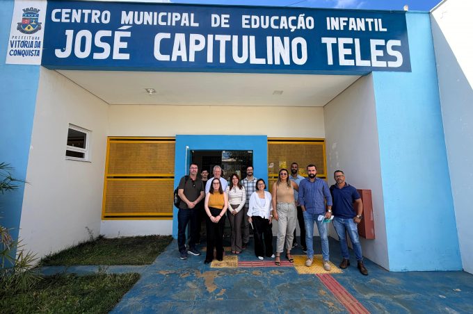 Creches municipais recebem visita de equipes da Caixa Econômica e Fundação Getúlio Vargas