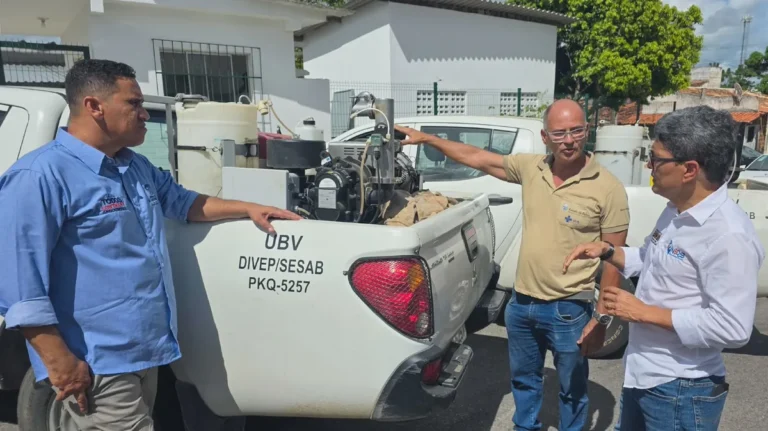 Carros fumacê apoiam combate à dengue, zika chikungunya em Alagoinhas