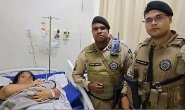 PM presta socorro a gestante em trabalho de parto em Valéria