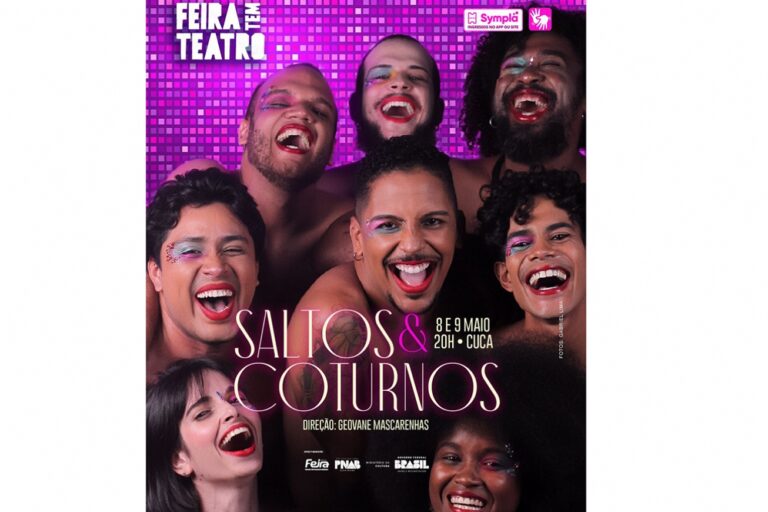 “Saltos e Coturnos” marca retorno do Feira Tem Teatro com reflexão sobre arte e liberdade