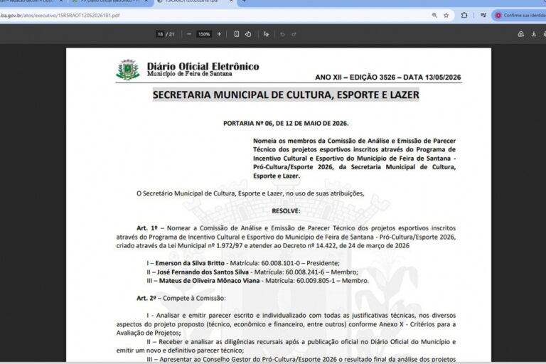 Secel nomeia comissão para analisar projetos do Pró-Cultura/Esporte