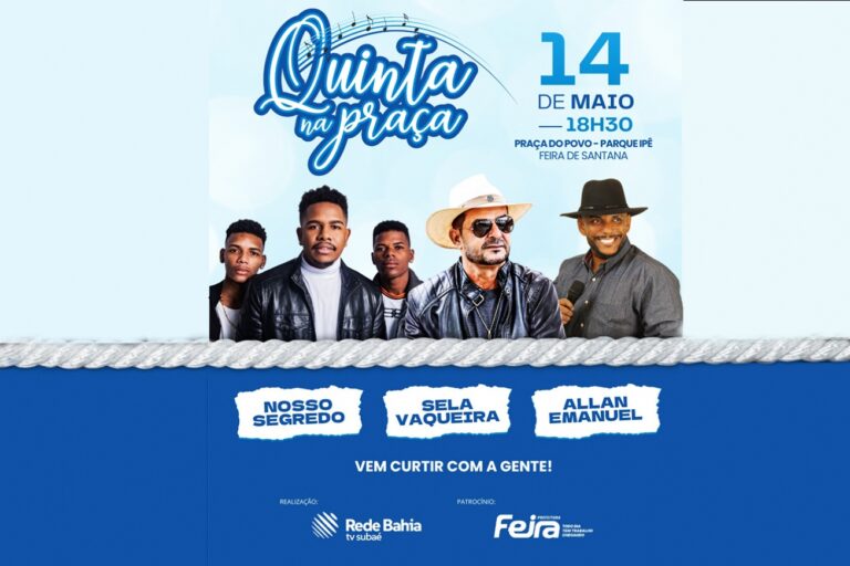 Quinta na Praça marca retorno de tradição cultural em Feira de Santana