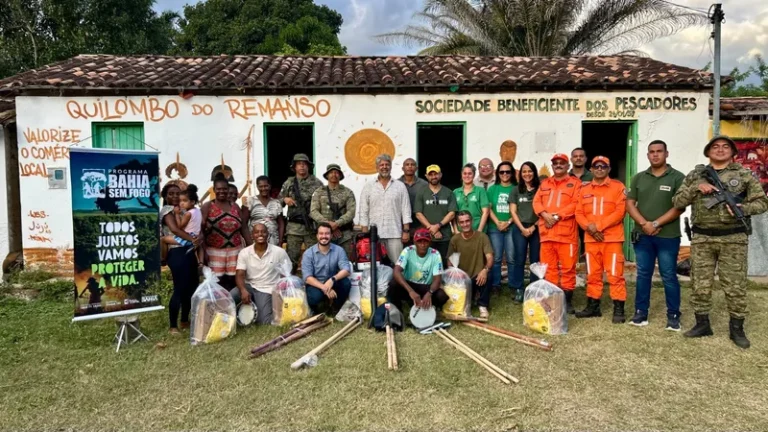 Caravana Bahia Sem Fogo na Chapada Diamantina realiza ações preventivas e entrega equipamentos