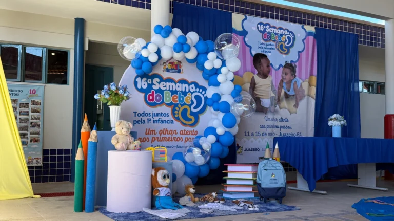 Prefeitura de Juazeiro conclui 16ª Semana do Bebê com ações para a primeira infância